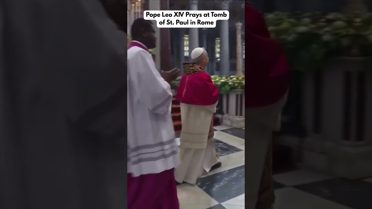 Historic Moment: New Pope Honors Apostle Paul at Iconic Rome Basilica | AK15