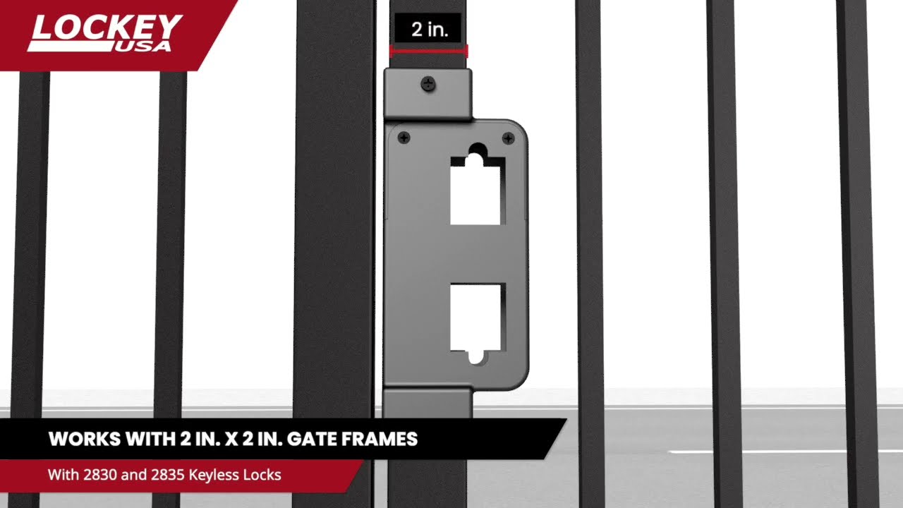 LockeyUSA GBS2000 Mechanically Attached Gate Box Installation Instruction Video