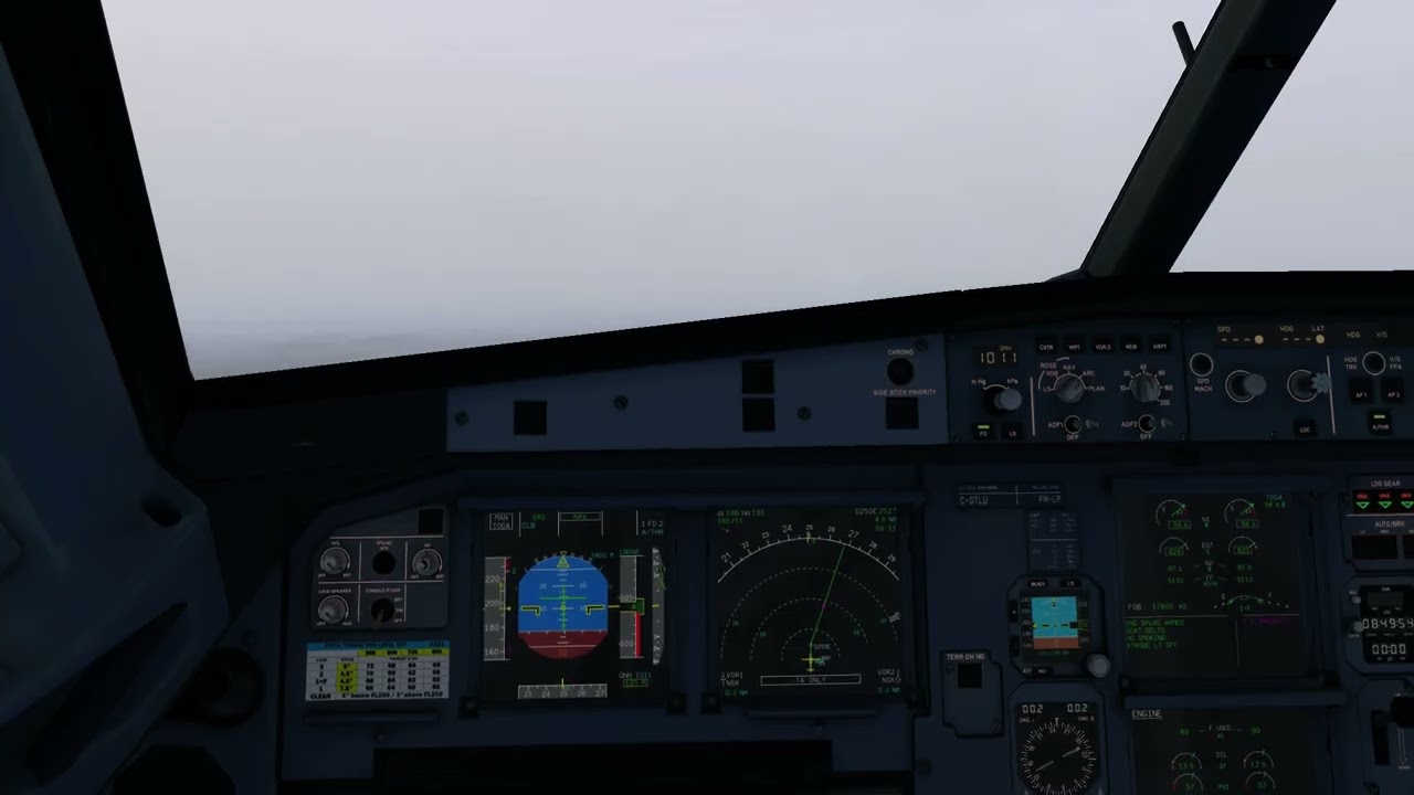 X-PLANE 11 | A321-211 Взлет из аэропорта Новосибирск