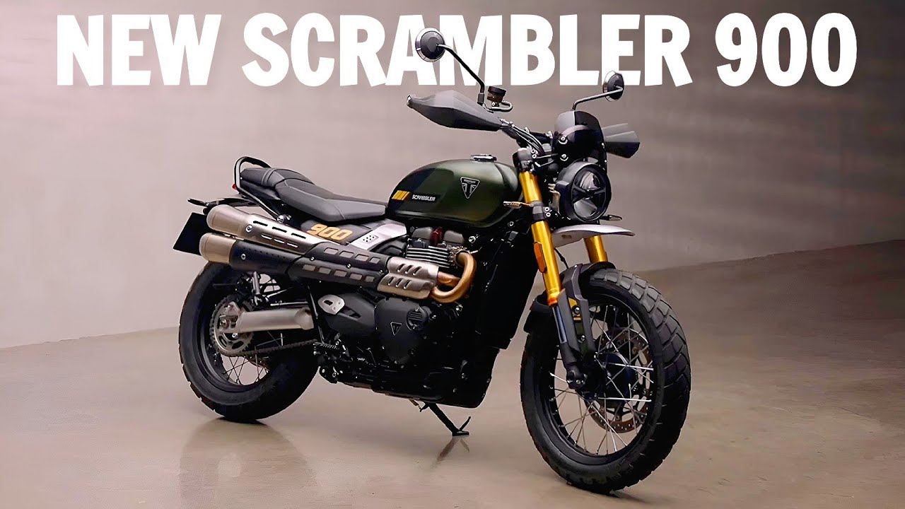 Представлен новый Triumph Scrambler 900 2026 года — первый взгляд и характеристики