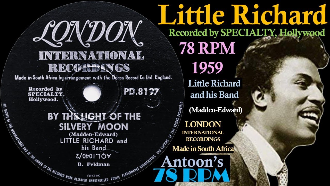 Little Richard | By The Light Of The Silvery Moon | London 78 rpm | 1959 South Africa