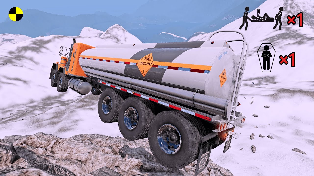 Realistic High-Speed Car Crashes in BeamNG.drive #98 | Ultra Detailed Crash Compilation