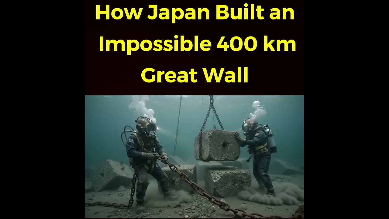 Japan's great sea wall
