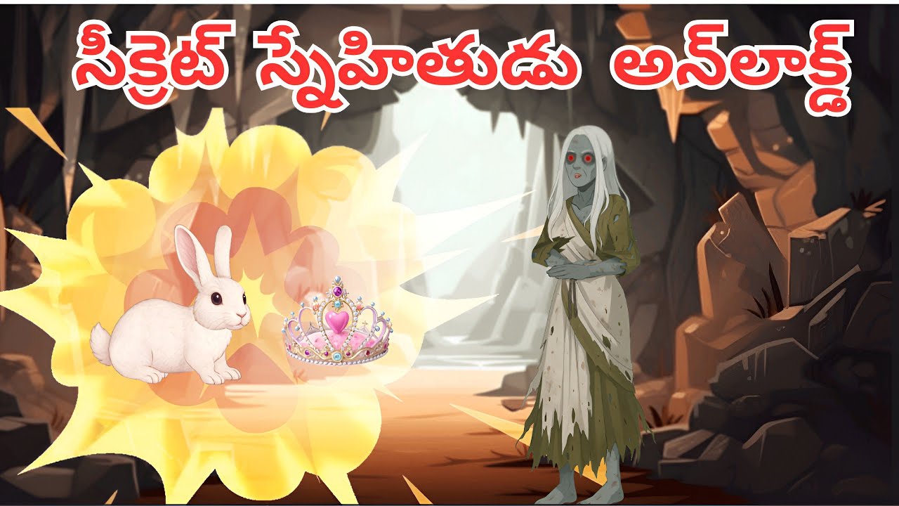 సీక్రెట్ స్నేహితుడు అన్‌లాక్డ్ |Secret friend in the Fairyland Unlocked #fairytales #telugucartoons 