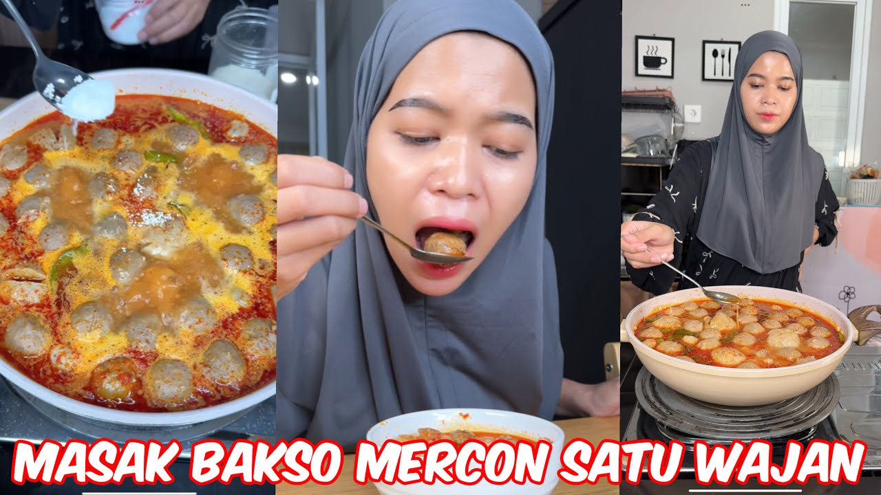 Masak bakso mercon