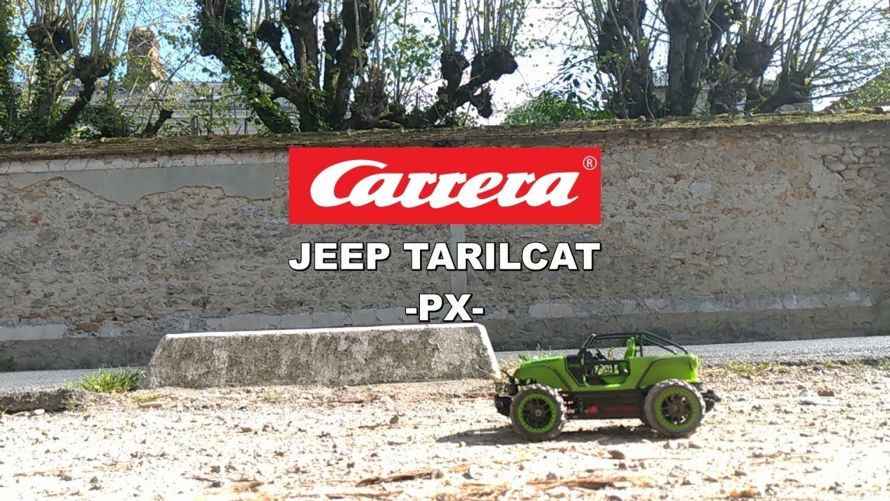 🔥 Jeep Trailcat -PX- Carrera Profi RC 50kmh Essai Sur Terre 🔥