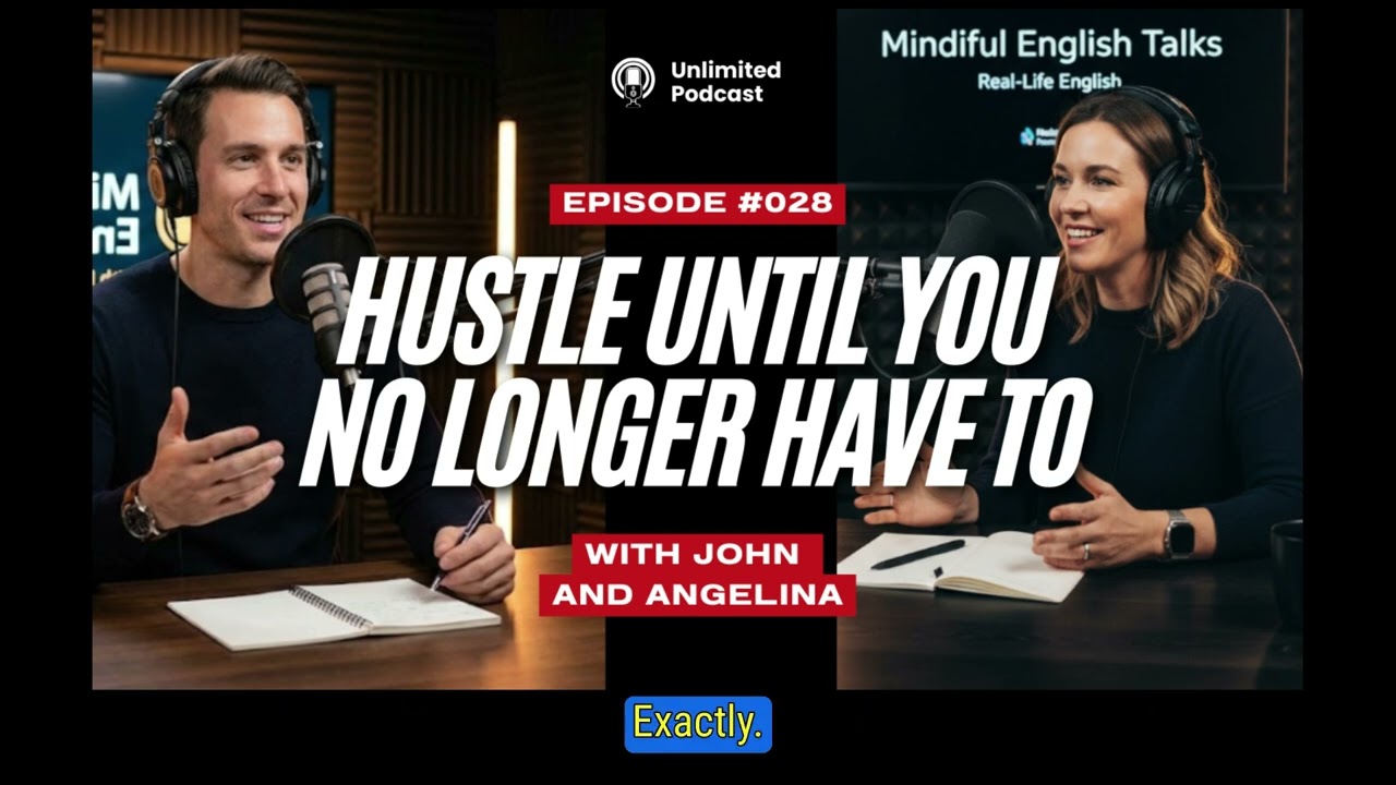 Hustle Until You No Longer Have To | Mindful English Talks