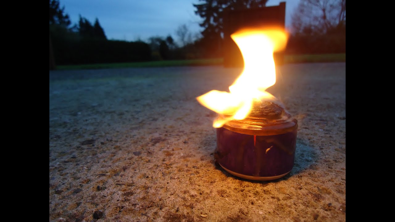 TUTO / DIY Fabriquer une boîte à feu / bougie de survie