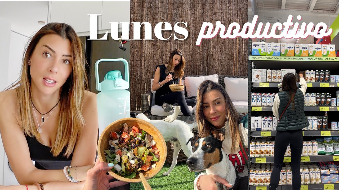 LUNES PRODUCTIVO 🌿 Casa, compras, momentos reset y trabajo | Hablando de hábitos y mini rutinas
