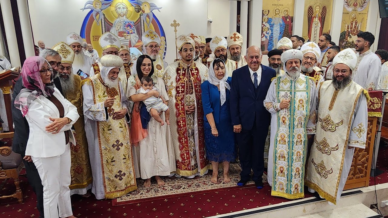 قداس سيامة الشماس مينا جرجس كاهن على كنيسة الملاك ميخائيل والانبا بيشوى مونت درويت 1/03/2025