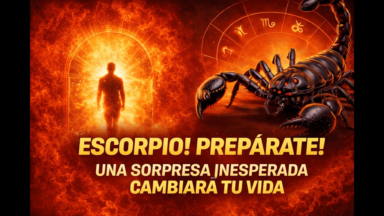 Escorpio: Una sorpresa inesperada cambiará tu destino!