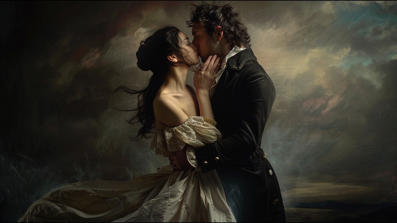 🎨Stormy Hillside Painting in 4K 🌩️ | Dramatic Landscape Art for Frame TV | ART Scene & Sound