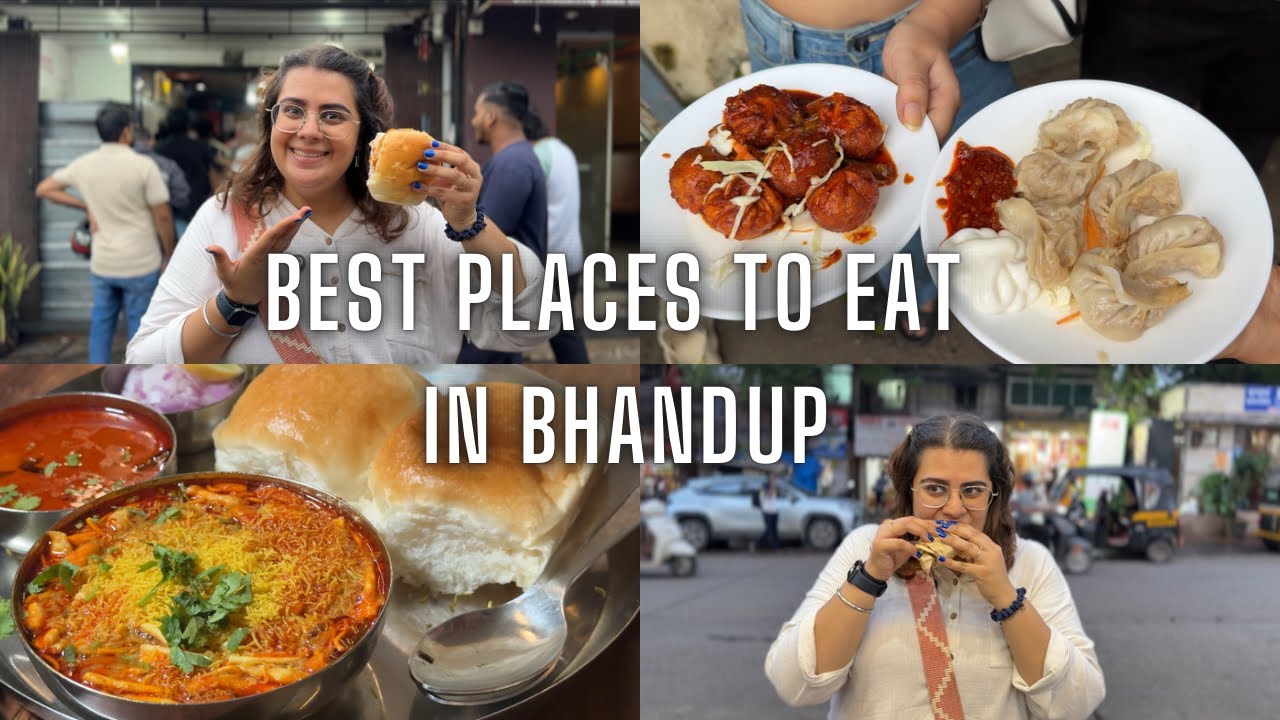 Best of Bhandup Food | Chicken Misal | Bhau big vada pav | Lama Momos | Double chicken Shawarma | 4K
