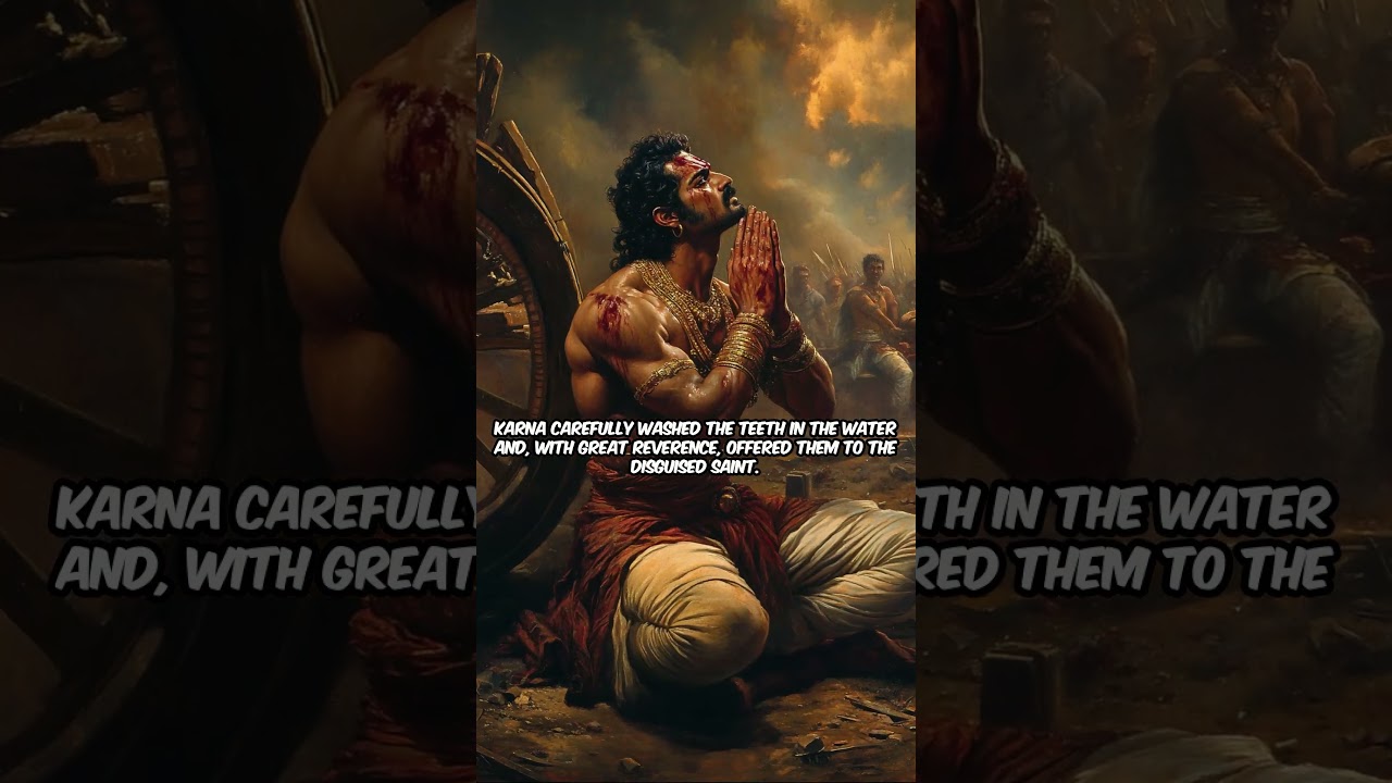 Karna's Deathbed Conversation with Lord Krishna | Mahabharata Insights #ancient#history#motivation