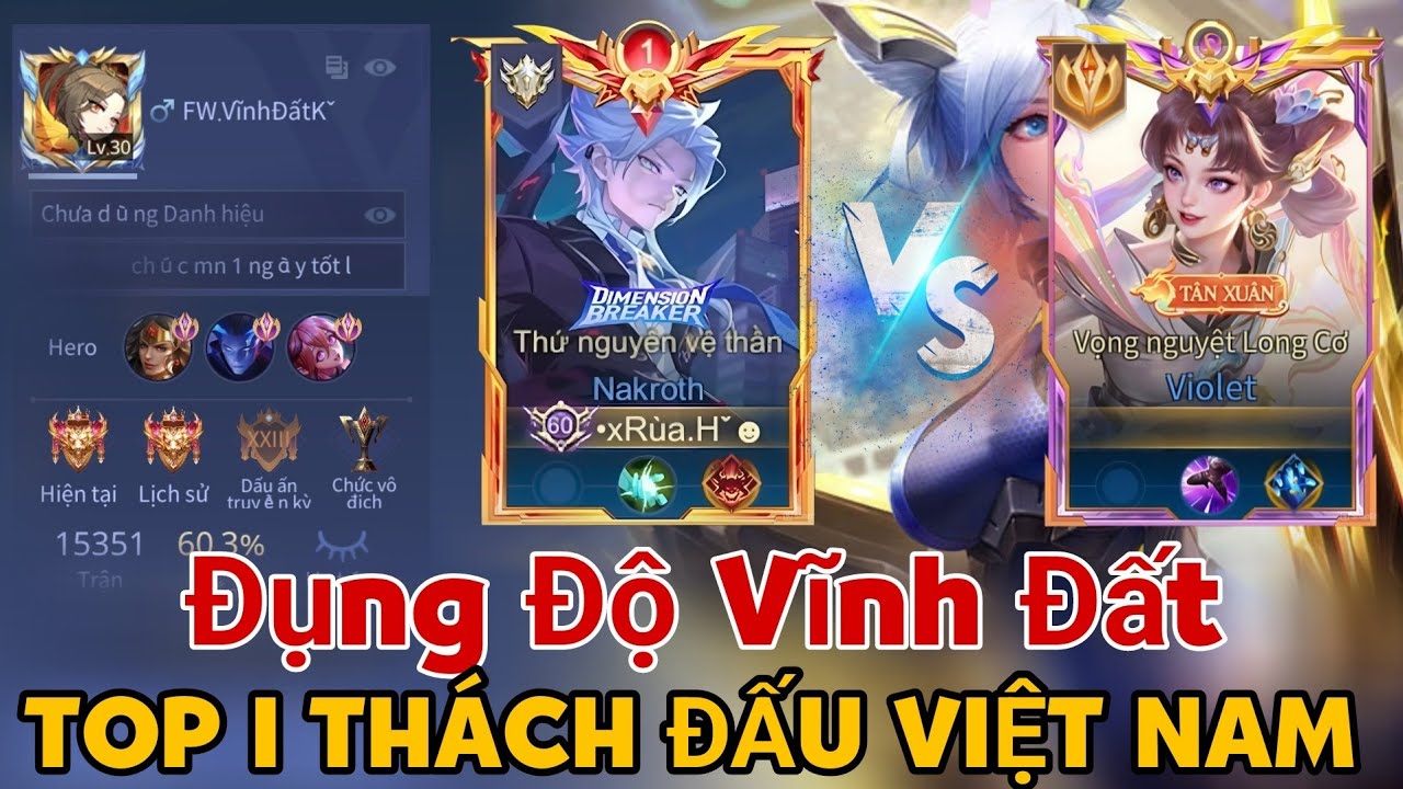 [Siêu Phẩm] 25 Phút Cực Căng Giữa TOP 1 Violet Vs TOP 1 Thách Đấu 
