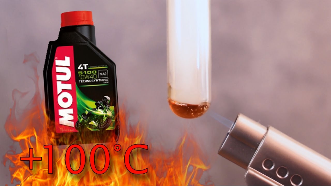 Motul 5100 4t 10W40 Jak czysty jest olej silnikowy? Test powyżej 100&deg;C