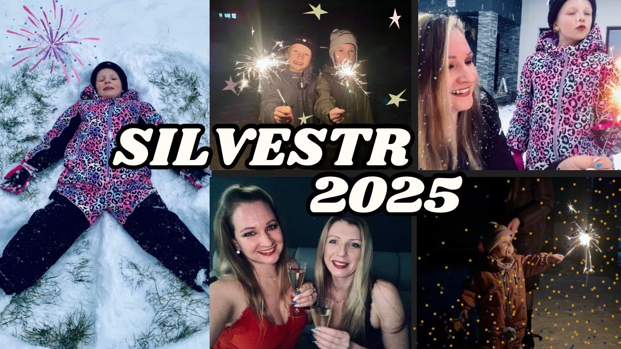 SILVESTR 2025 🎆 - Skvělé zakončení roku s rodinou a kamarády, přípravy, pohoda a ohňostroj