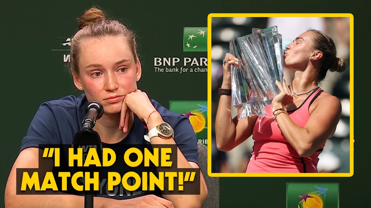 Rybakina EXPLAINS How TOUGH is to play against Sabalenka