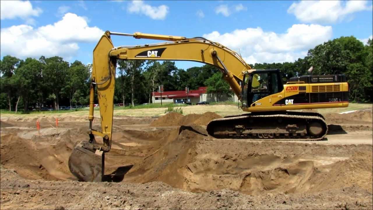 Cat 345CL Excavator Working