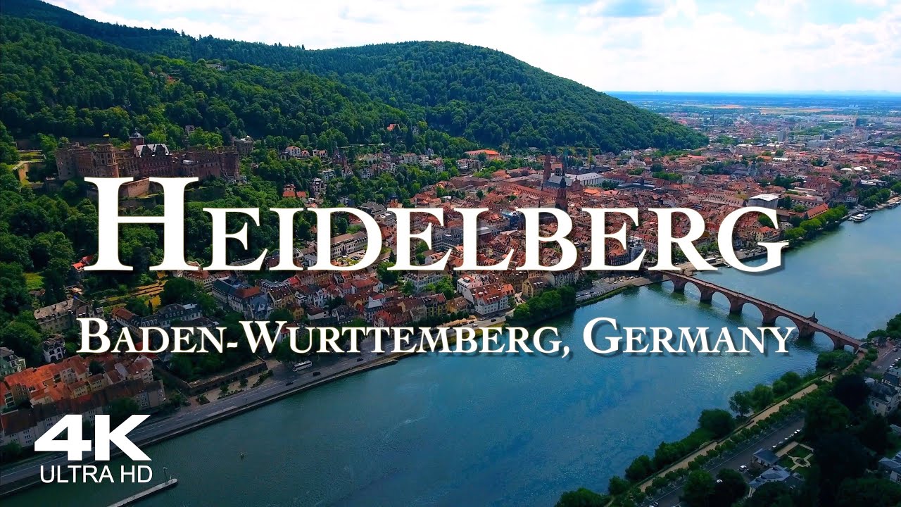 HEIDELBERG 🇩🇪 Drone Aerial 4K | Drohne Baden-Württemberg Germany Deutschland