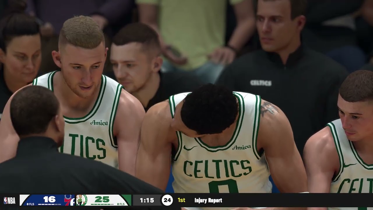 NBA 2K26 Gameplay: Philadelphia 76ers vs Boston Celtics - (Xbox Series X) [4K60FPS]