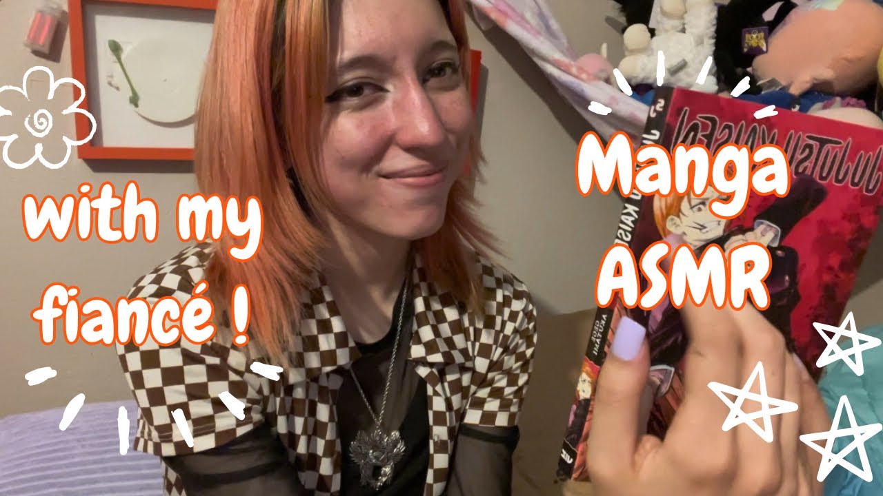 ASMR| Mini MANGA Haul With My FIANCÉ❤️| Tingly Book Tapping,Page flipping And Book Gripping 😴💤 ￼