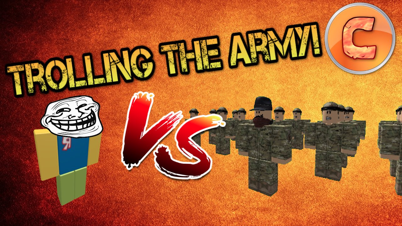 TROLLING THE US ARMY | Roblox Funny Moments