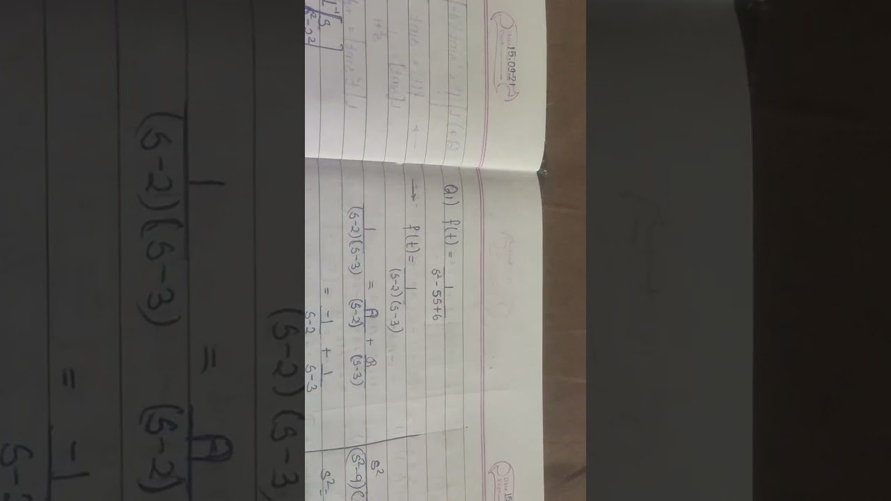 Laplace inverse transform