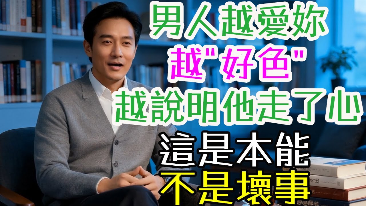 男人越愛妳，越“好色”，越說明他走了心，這是本能，不是壞事！#男人 #女人 #好色 #欲望 #愛 #親密 #關係 #情感 #渴望 #身體 #心理 #本能 #尊重 #節奏 #安全感 #信任 #靠近 #