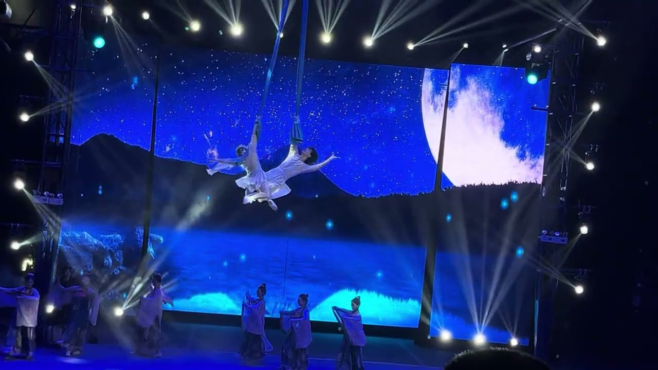 优雅的杂技表演