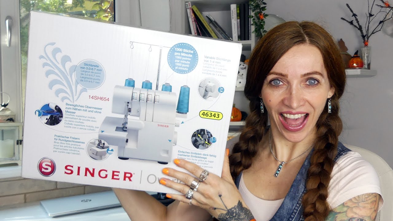 Unboxing Singer Overlock 14SH654