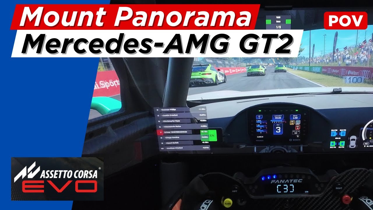 [Assetto Corsa EVO] POV Sim Racing | Mount Panorama Circuit | Mercedes-AMG GT2