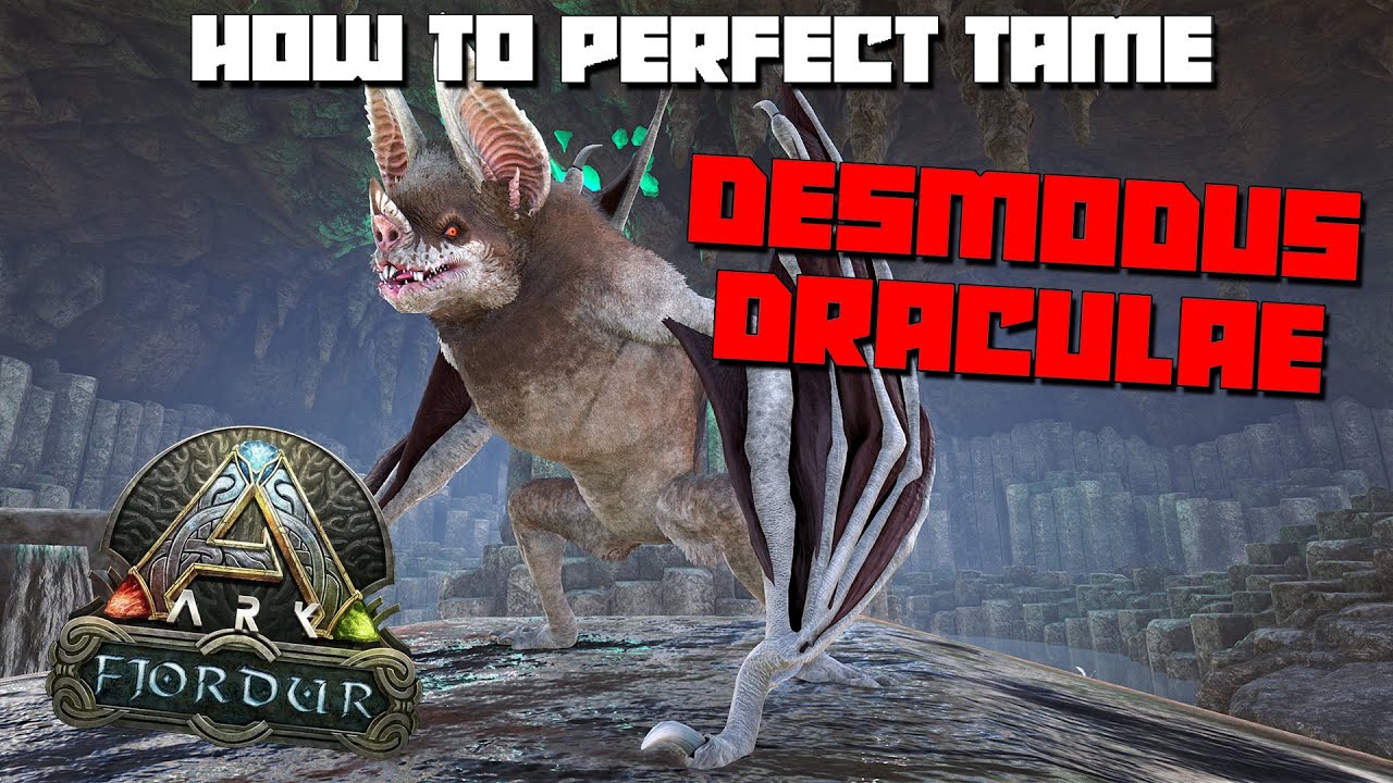 ARK: Fjordur | How To PERFECT Tame A Max Level DESMODUS | On 1x Taming! Full Guide!