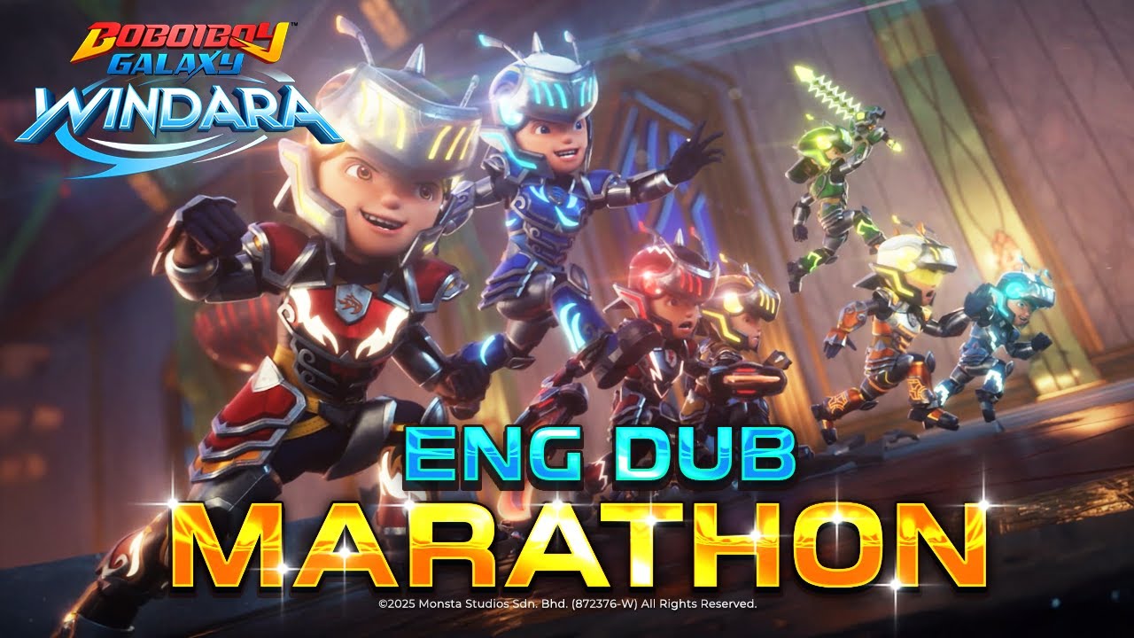BoBoiBoy Galaxy WINDARA MARATHON EP1-6 (ENG DUB)