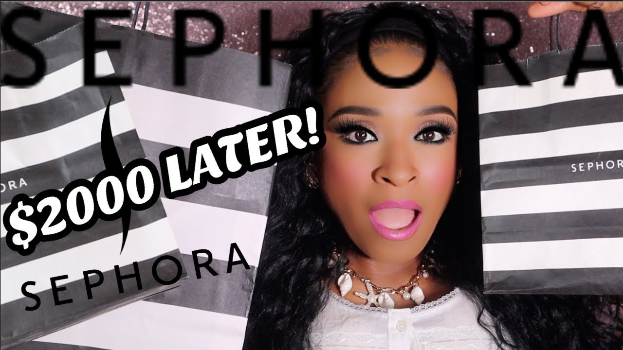 BIGGEST SEPHORA HAUL ON YOUTUBE EVER !!!!