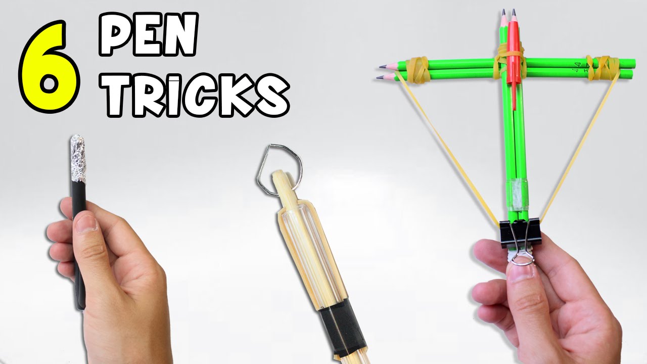 6 Things you can make with Pens or Pencils | Pen Life Hacks