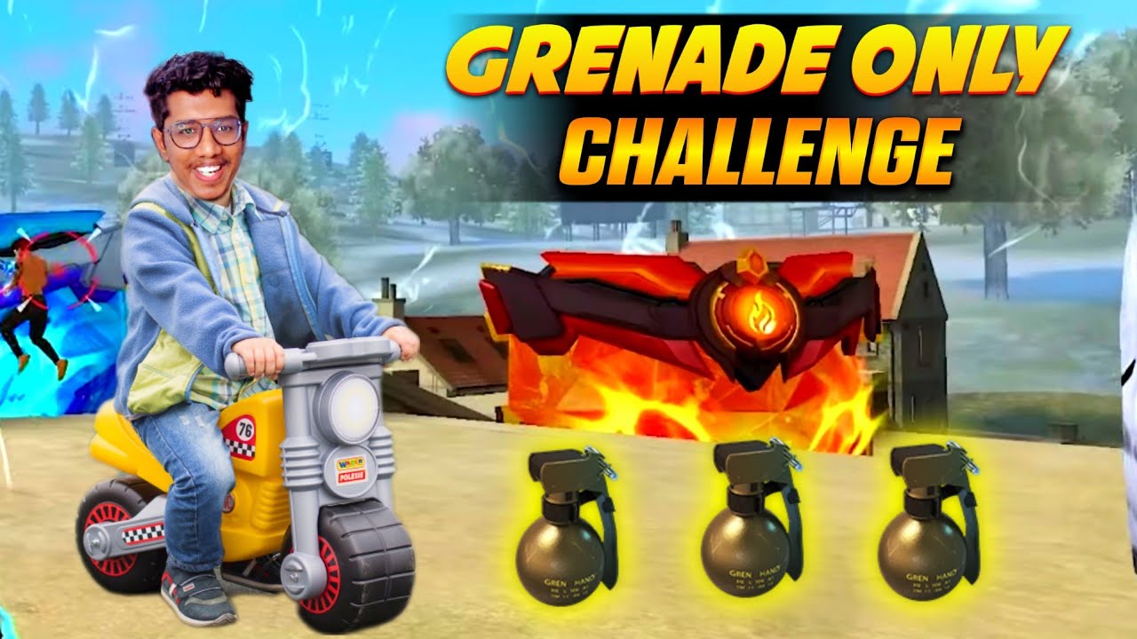Only Grenade Challenge 😱 Subscribers Vs Akshay Akz Squad | Freefire Max