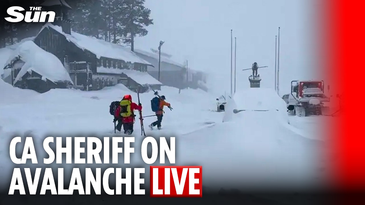 LIVE: Nevada County Sheriff provides update on 9 missing skiers after Lake Tahoe avalanche