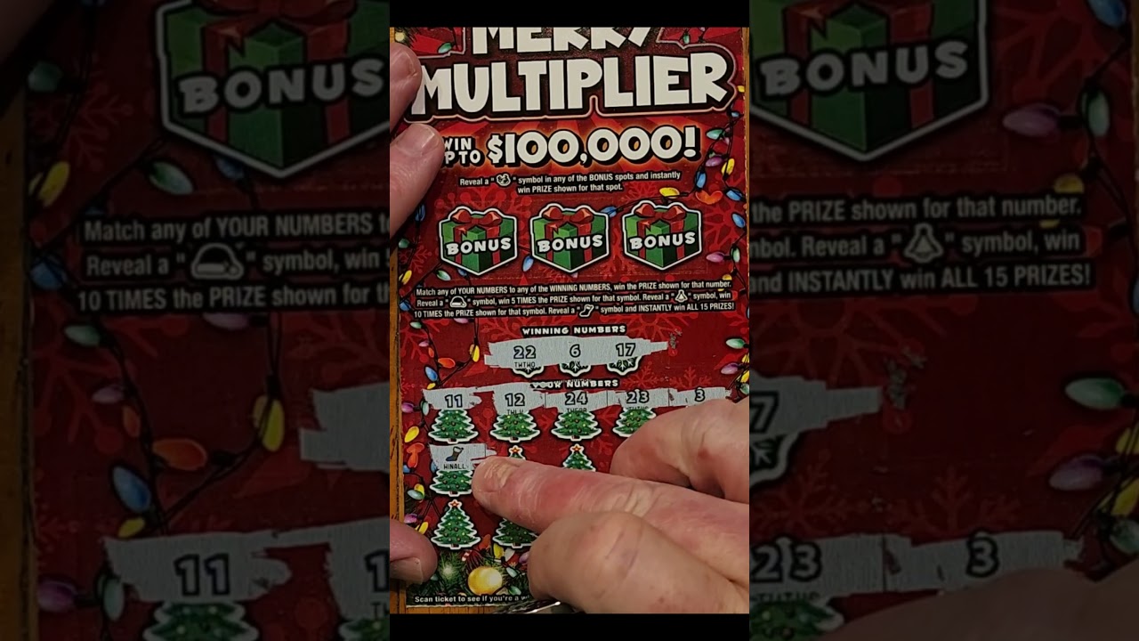 WIN ALL‼️ Merry Multiplier Lottery Scratch Off Ticket! 💰 