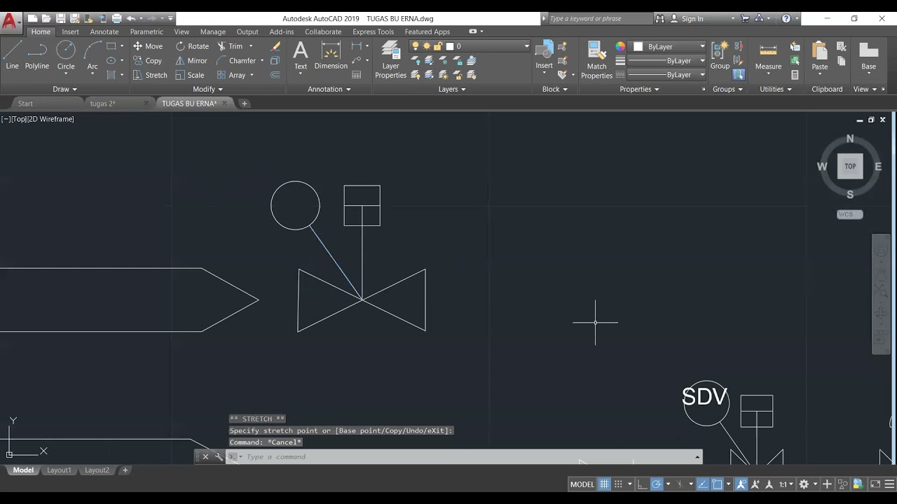 CARA MEMBUAT PFD MENGGUNAKAN AUTOCAD