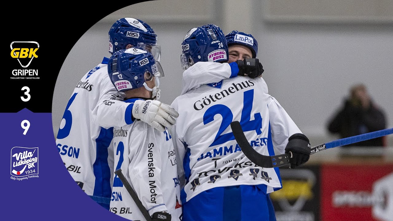 HÖJDPUNKTER | GRIPEN TROLLHÄTTAN 3-9 VILLA LIDKÖPING | KVARTSFINAL 2:5