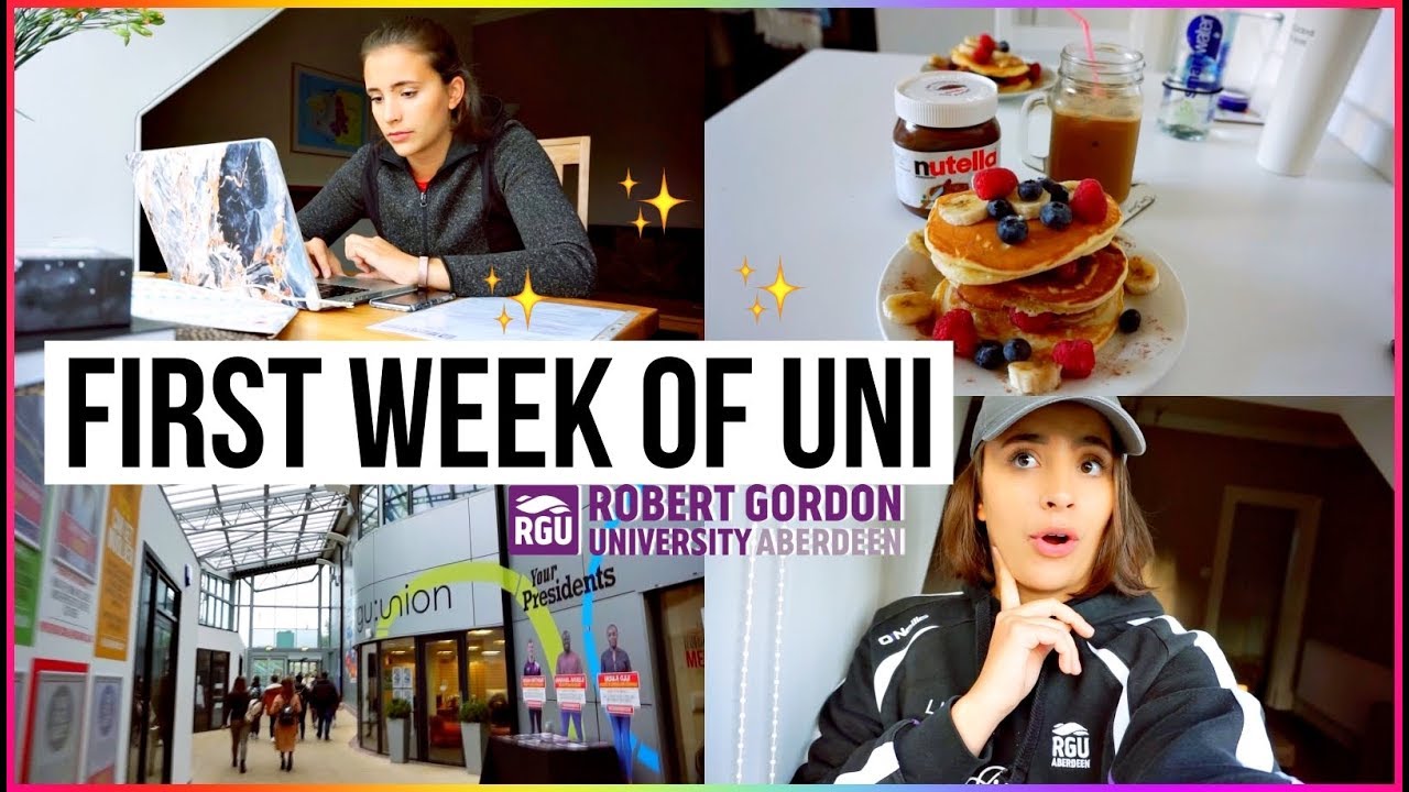 FIRST WEEK OF UNI 🎓PR Student at RGU Aberdeen (Scotland) 🏴󠁧󠁢󠁳󠁣󠁴󠁿✈️🌈