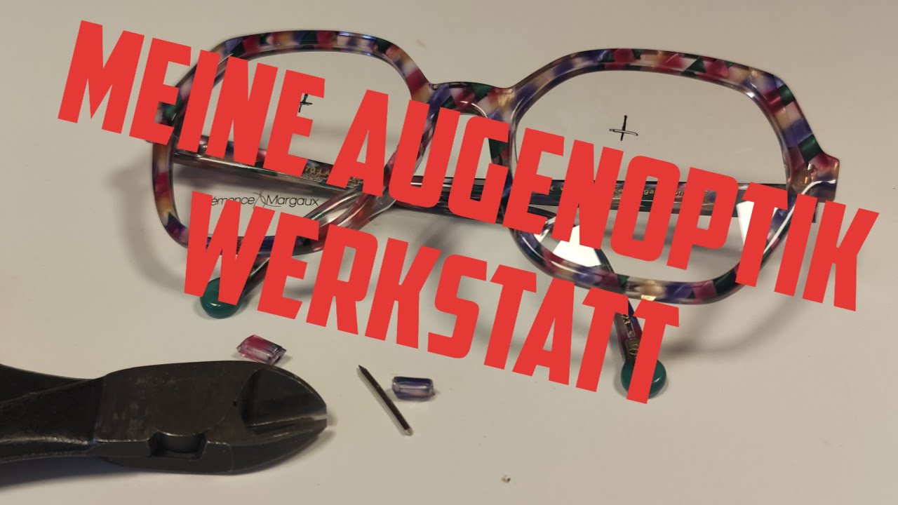 Bügel an einer Kunststofffassung kürzen