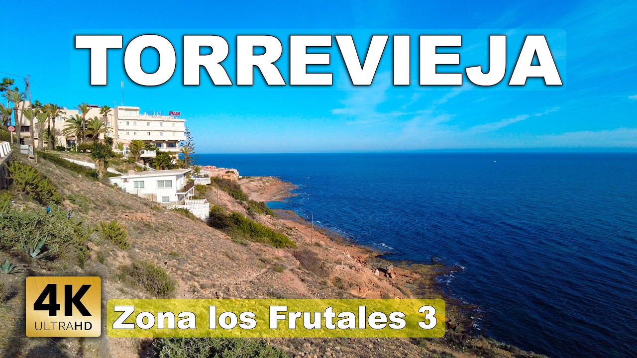 Torrevieja - Zona los Frutales, part 3 | Costa Blanca - Walking tour 2024 [4k 60fps]