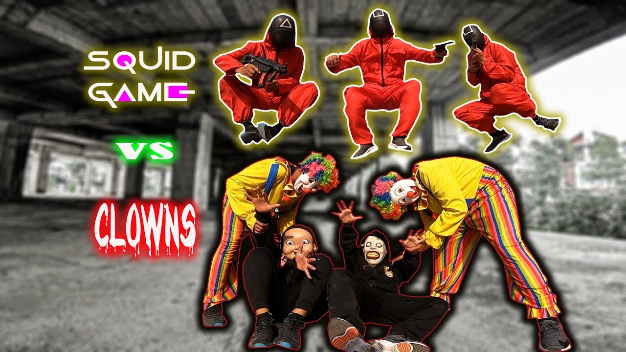 SQUID GAME REVENGE FOR THE BOSS || STUPID CLOWNS IN CONTAINER ( epic parkour pov action ) TI&Ecirc;U DIỆT