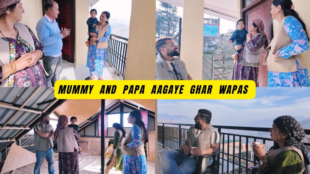 Mummy And Papa Ka Trip Ho Gaya Khatam // Mummy And Papa Ko Lene Gaye Chopal