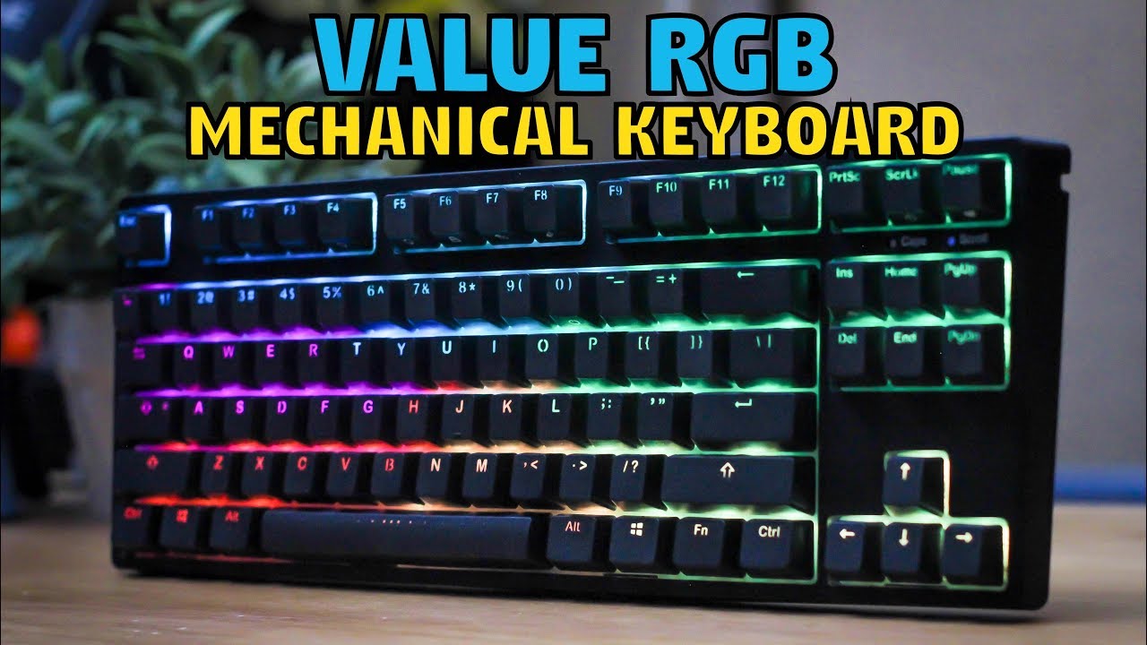 iKBC F87 RGB Gaming Mechanical Keyboard - Unboxing & Review