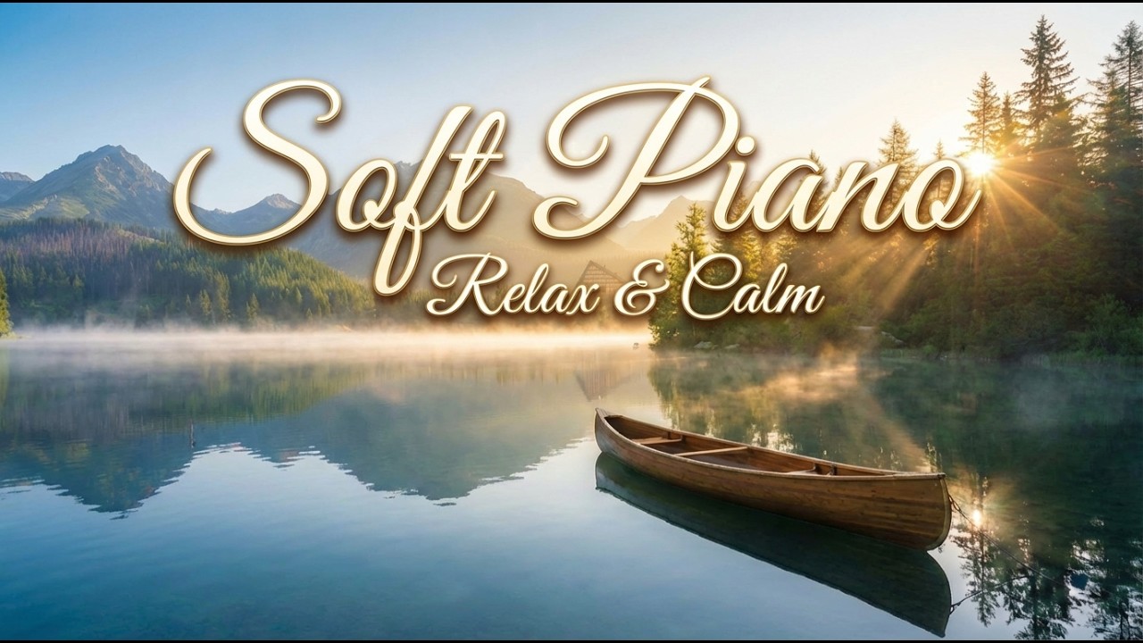 Soft Piano Music for Relaxation & Stress Relief | Calm Piano Background (3+ Hours)