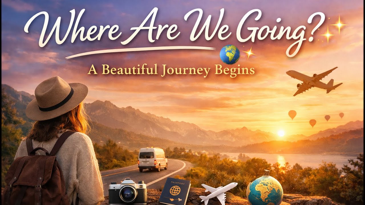 Where Are We Going? ✈️🌍✨ | A Beautiful Journey Begins  #travelvlog #wherearewegoing #wanderlust 