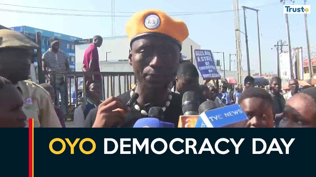 OYO Democracy Day: Coalition, Activists Stage Protest, Demand Reforms To Ease Living Conditions